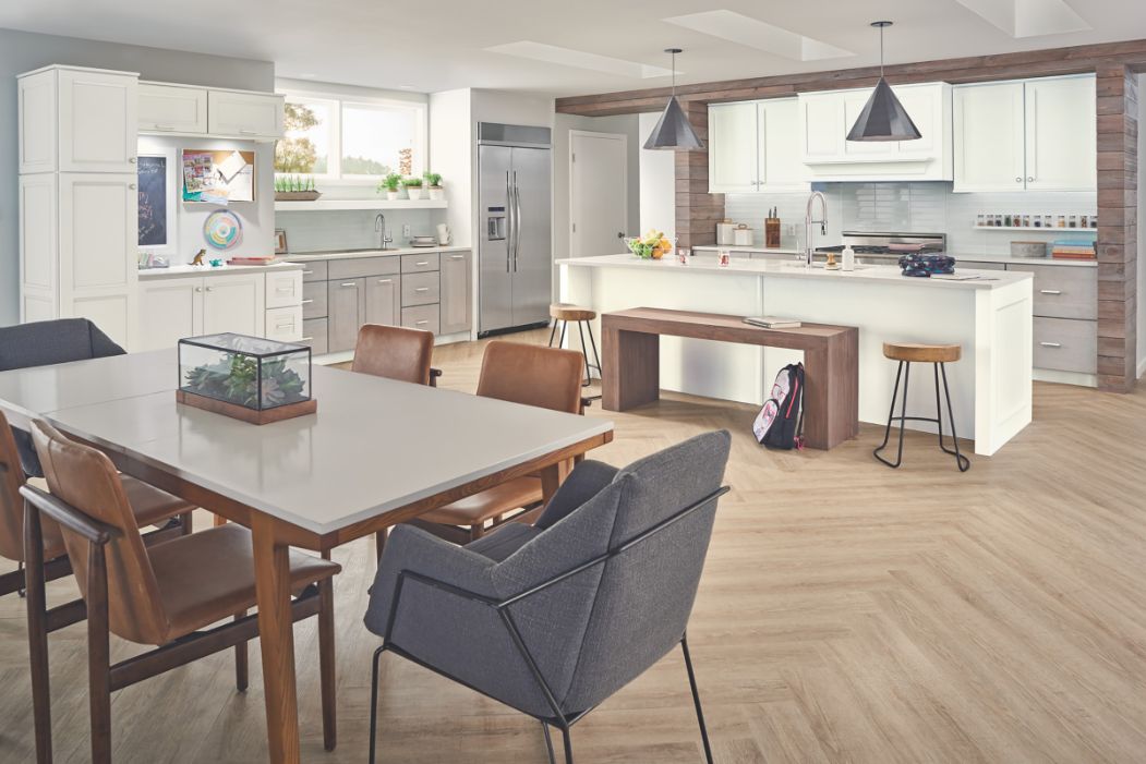 Beautiful view of Cozy Hygge Kitchen Interior Design