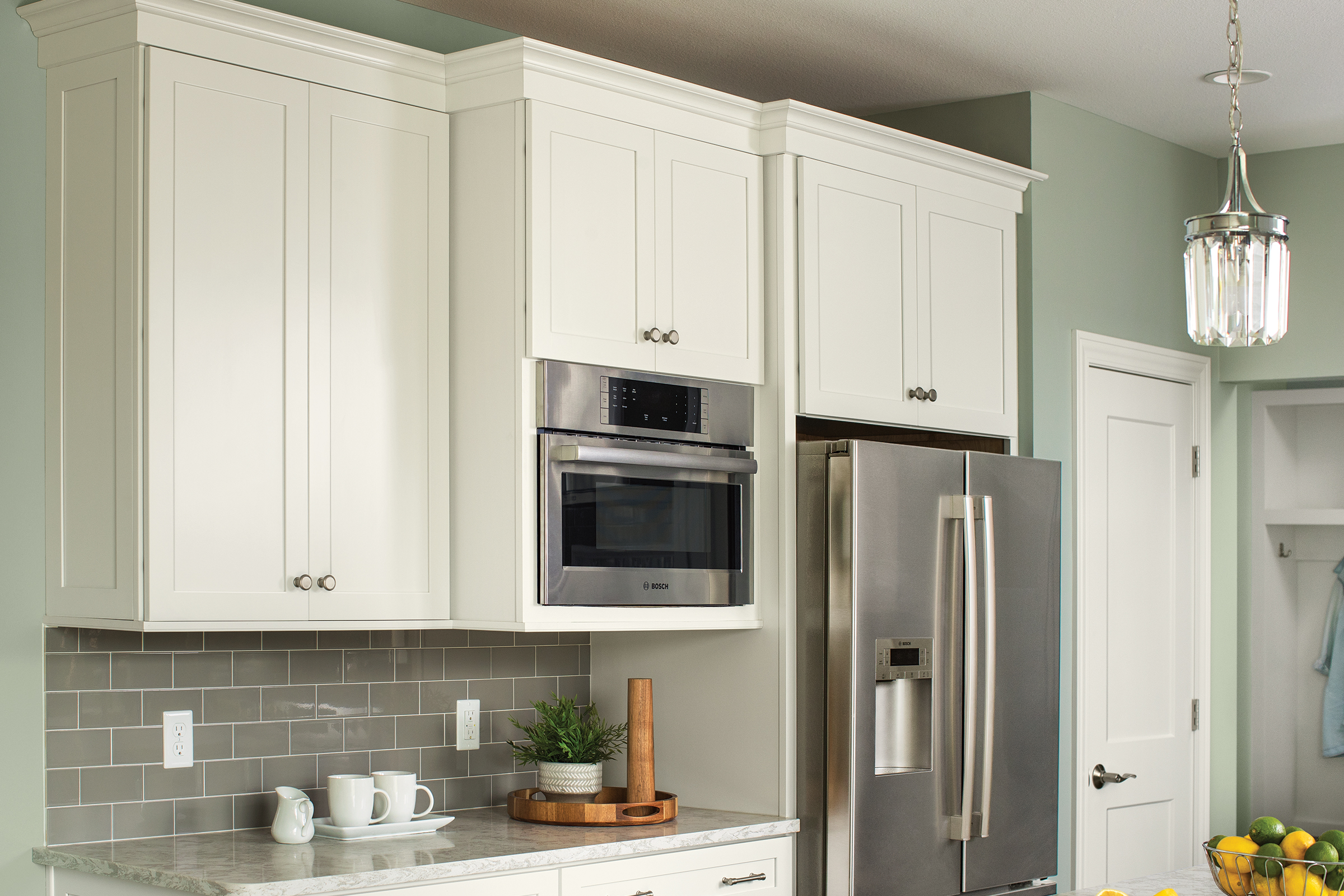 Tall Pull-Out Kitchen Cabinet, Double-Sided Full Access Pantry Storage