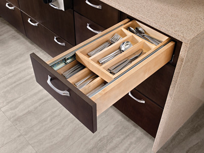 Wood 2-Tiered Drawer Organizer Storage Kit - KraftMaid