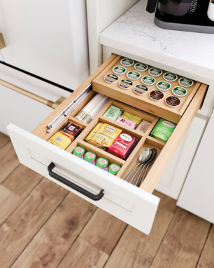 KraftMaid® Wood Tiered Cutlery Drawer 