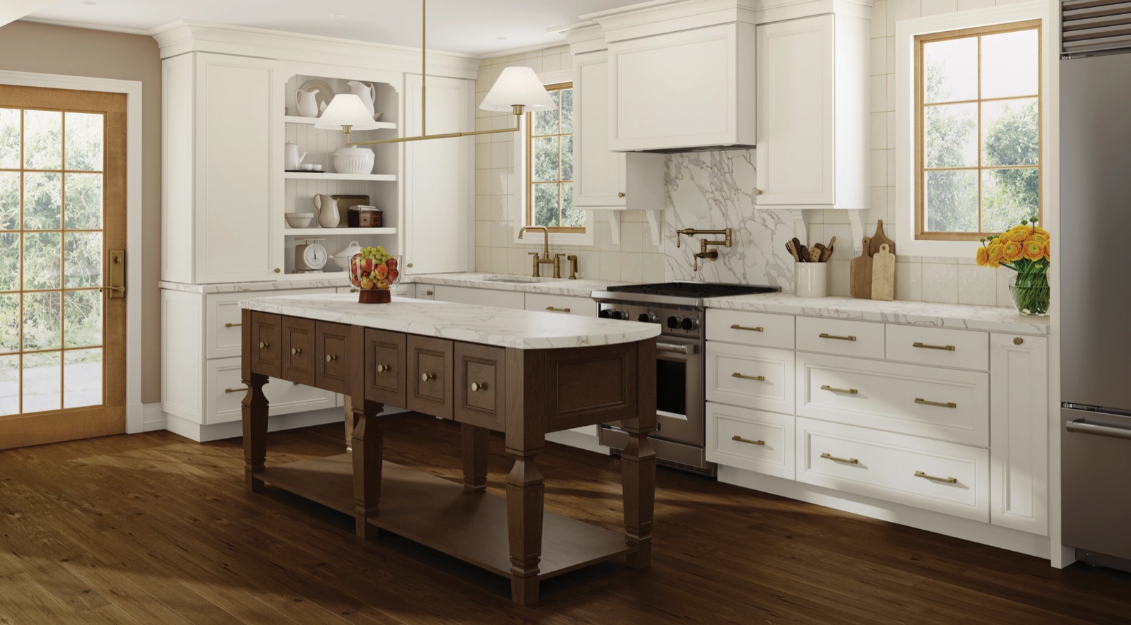 Traditional KraftMaid kitchen