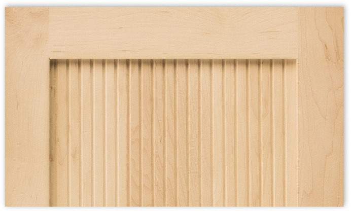 KraftMaid reeded maple cabinet door