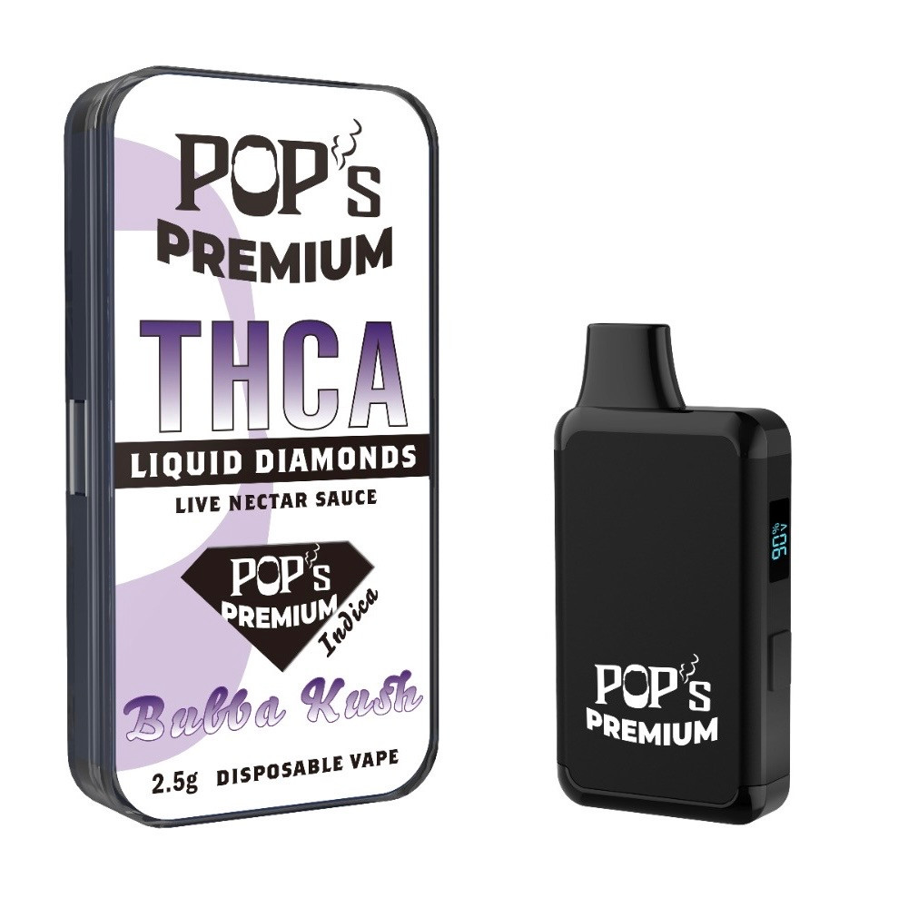 Bubba Kush (indica) THCa Liquid Diamonds | 2.5g Disposable Vape