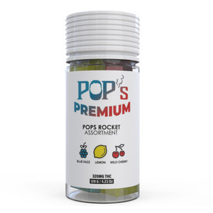 Pops Premium Rocket Gummies delta 9 thc