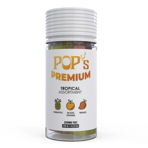 Tropical Assortment - 20mg Delta 9 THC Vegan Gummies | 16ct Tropical Assortment - 20mg Delta 9 THC Vegan Gummies | 16ct