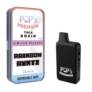 Rainbow Runtz (indica) THCa Rosin | 3.5g Disposable Vape Rainbow Runtz (indica) THCa Rosin | 3.5g Disposable Vape