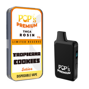 Tropicana Cookies (sativa) THCa Rosin | 3.5g Disposable Vape Tropicana Cookies (sativa) THCa Rosin | 3.5g Disposable Vape