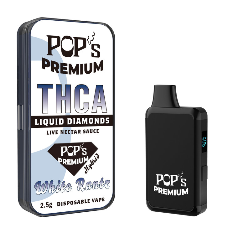 White Runtz (hybrid) THCa Liquid Diamonds | 2.5g Disposable Vape