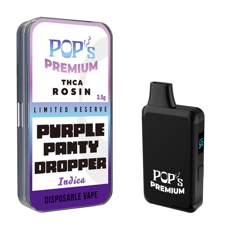 Purple Panty Dropper (indica) THCa Rosin | 3.5g Disposable Vape