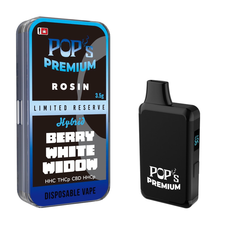 Berry White Widow (indica) Rosin Blend | 3.5g Disposable Vape