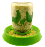 Chicken Feeder or Waterer with Reversible Base