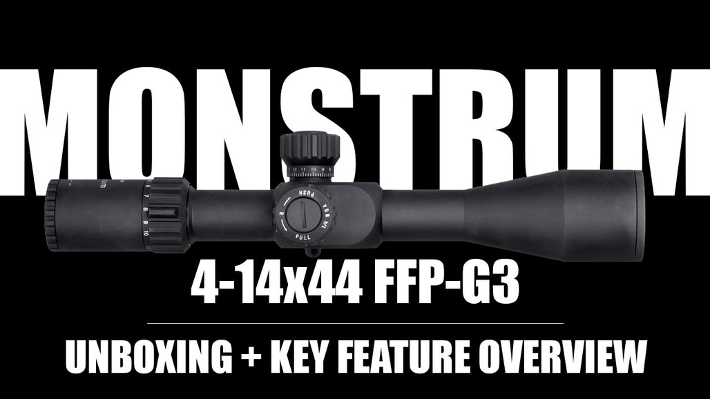 4-14x44 FFP-G3 Rifle Scope - Unboxing and Shooting Demo