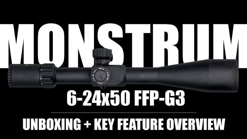 6-24x50 FFP-G3 Rifle Scope - Unboxing and Shooting Demo