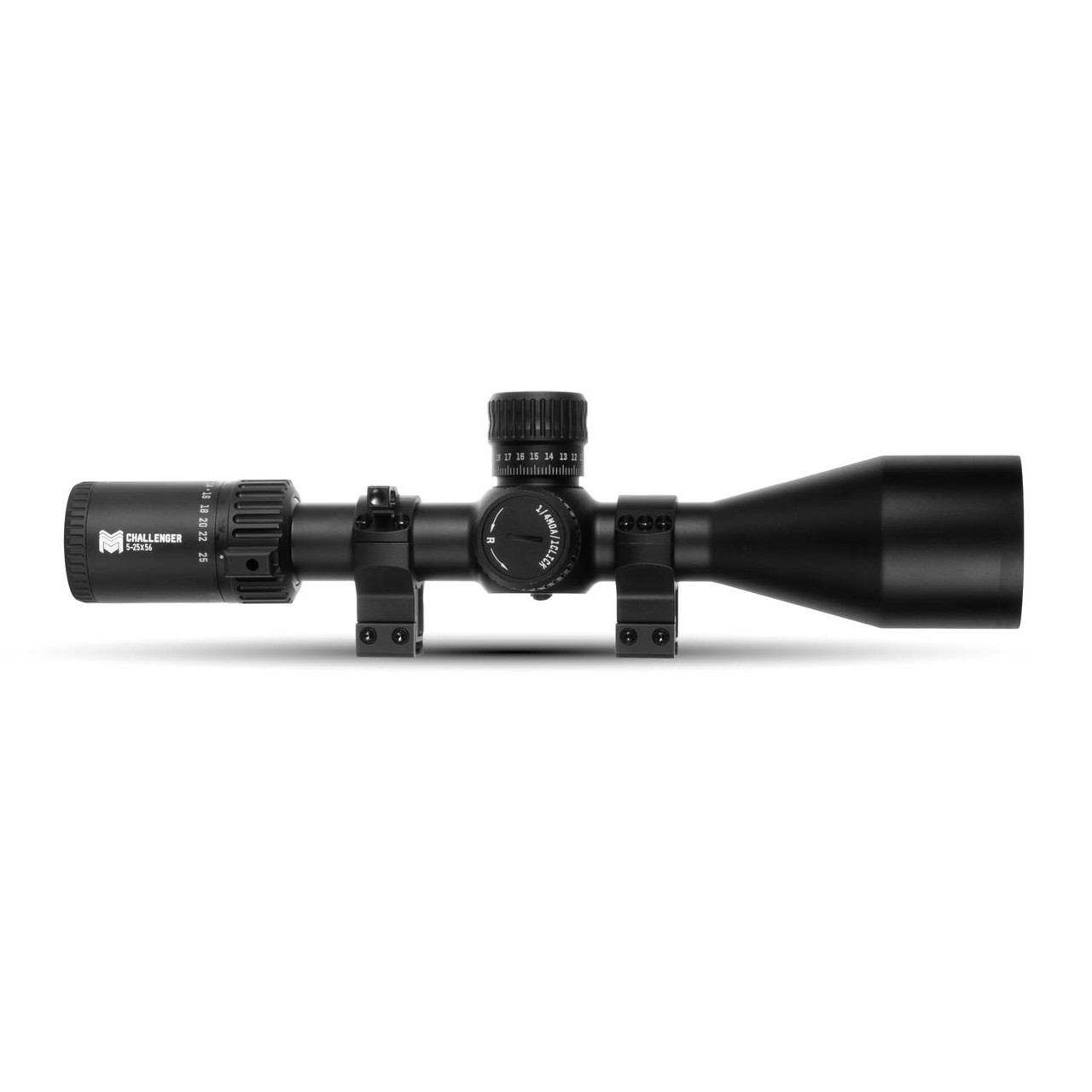 Challenger 5-25x56 FFP Scope with Zero Stop