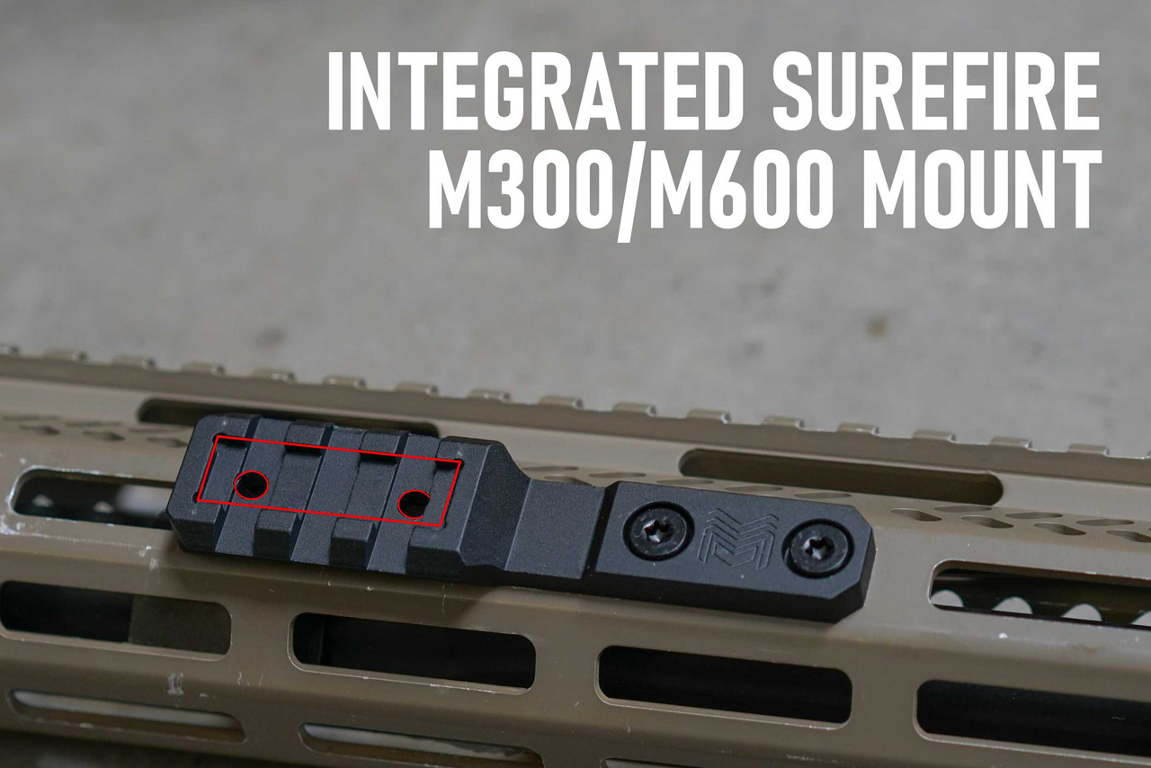 Monstrum M-LOK Scout Light Mount Picatinny Rail | Compatible with