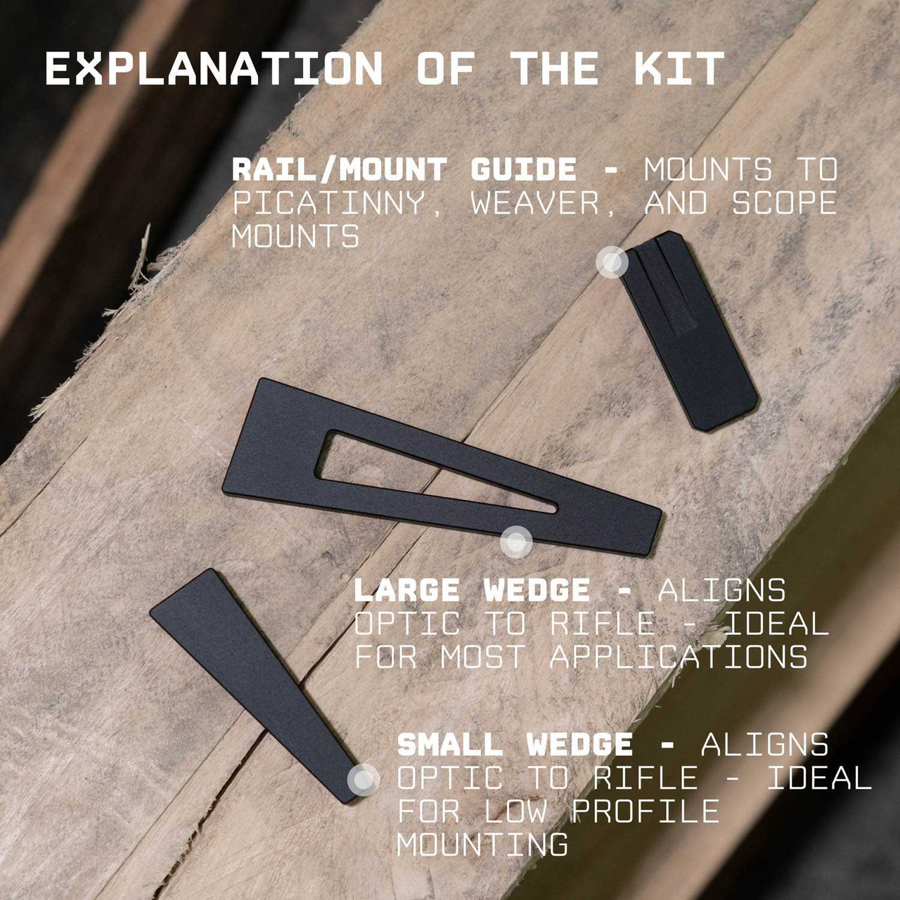 Scope Leveling Wedge Tool