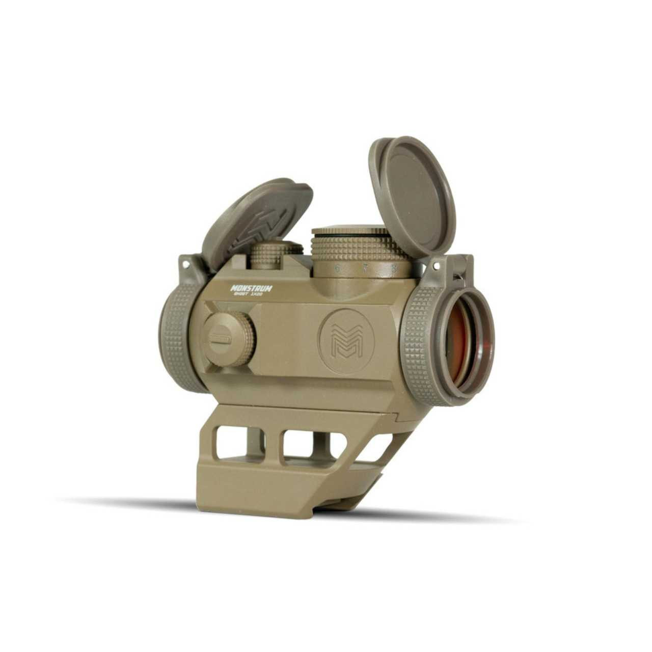 Monstrum Ghost 1x20mm Red Dot Sight with Absolute Co-Witness Riser