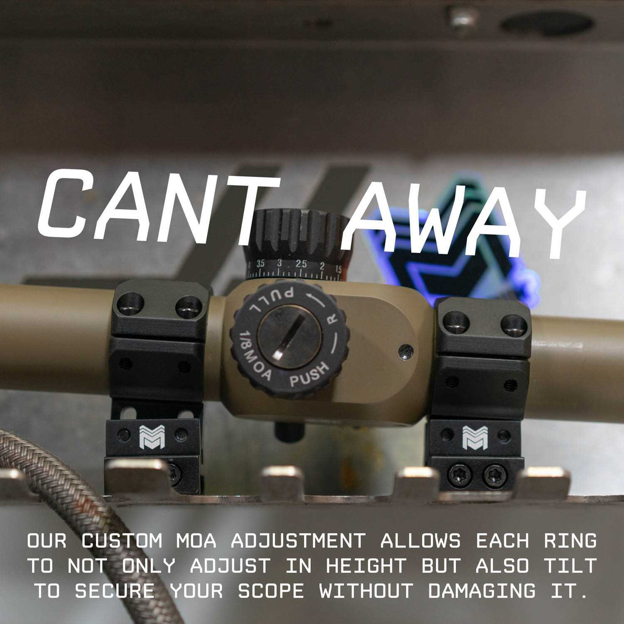 30mm Precision Picatinny Scope Rings