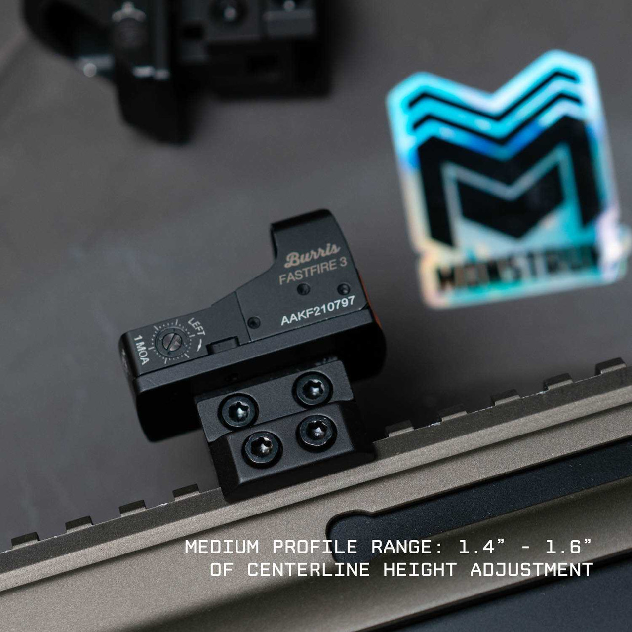 Montage Super Slim Picatinny RMR® Lower 1/3 Co-witness - UTG