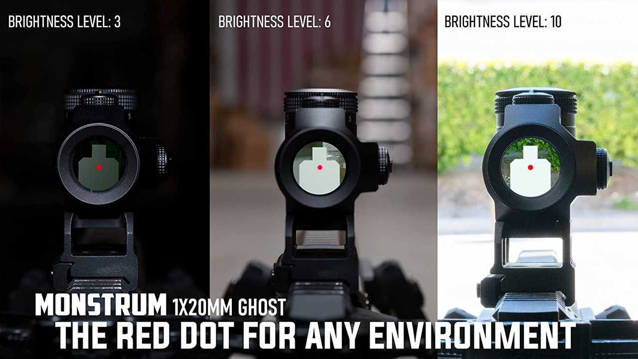 Gen 3 1x20 Ghost Red Dot Sight with Shake Awake - Open Box