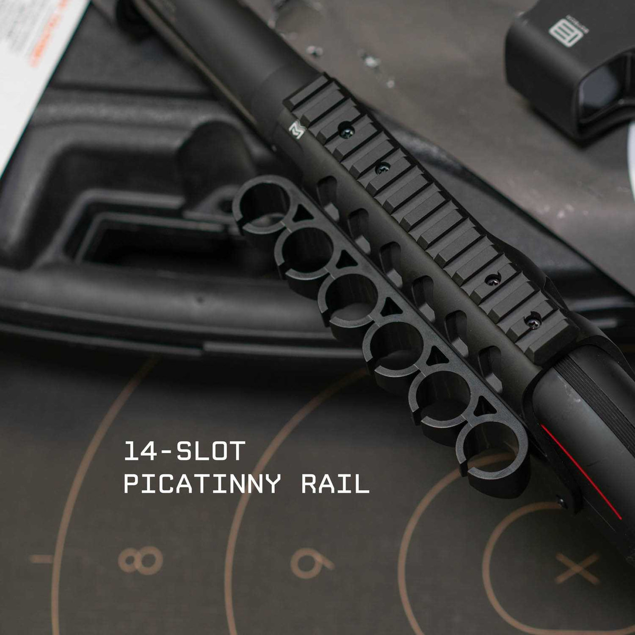 Winchester 12-Gauge Shotgun Shell Carrier with Picatinny Rail
