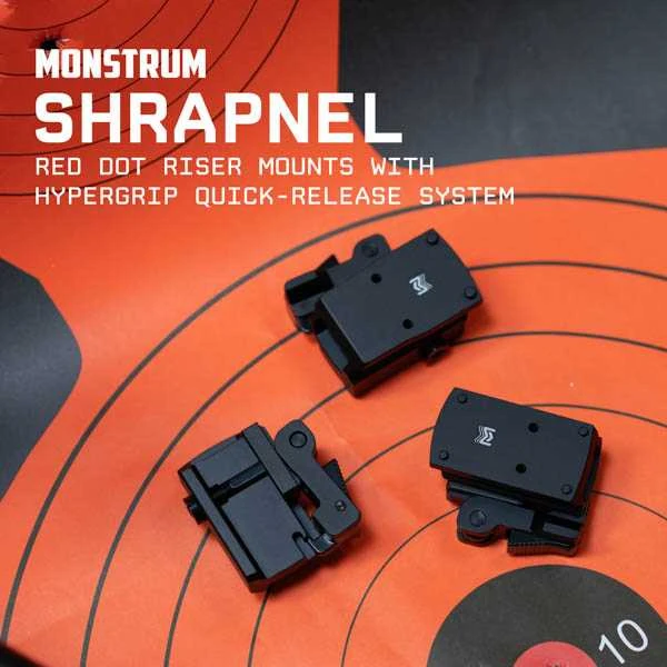 Monstrum Rmsc Monstrum Shrapnel Series Micro Red Dot Riser Mount For Ruger Monstrum ...