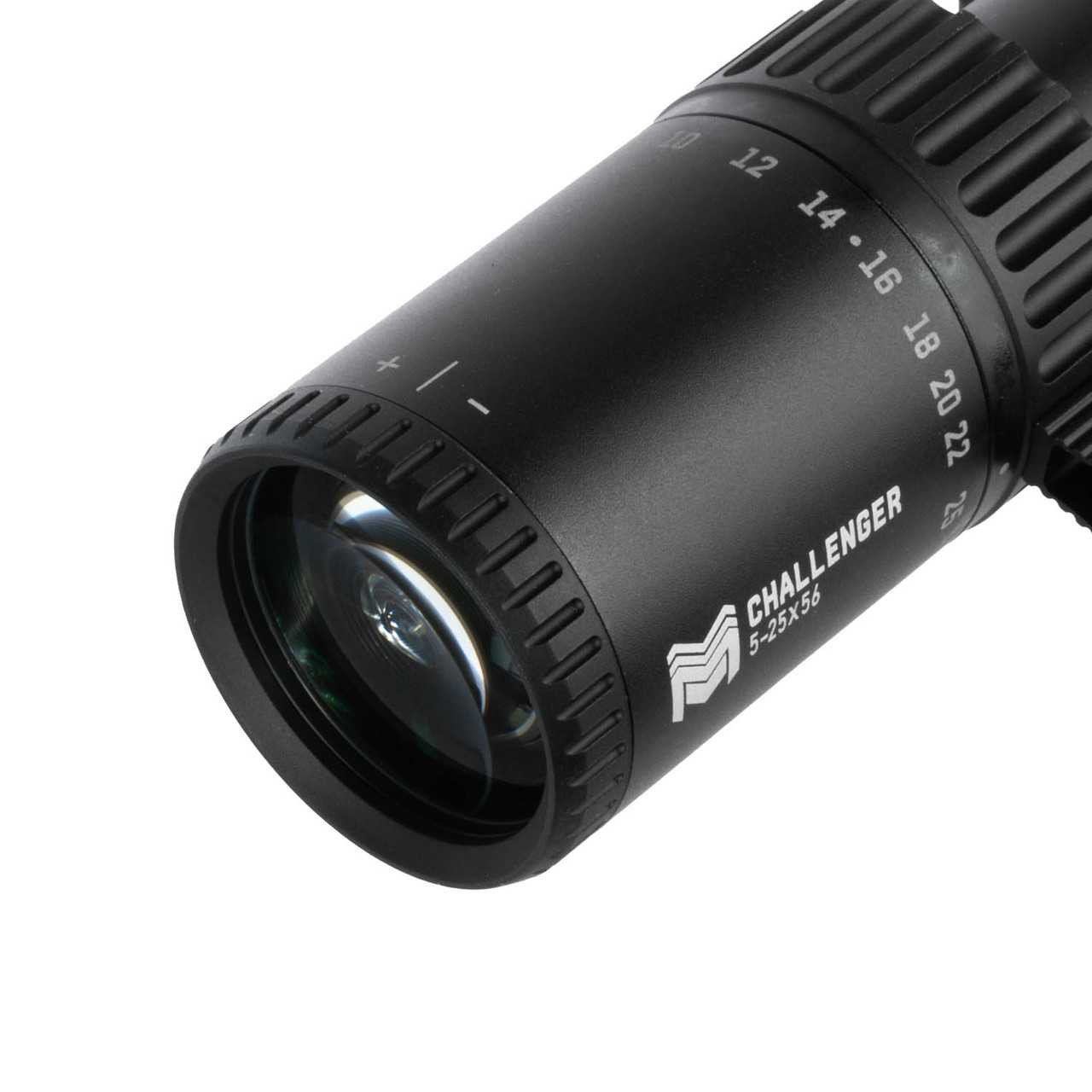 Challenger 5-25x50 FFP Scope with Zero Stop