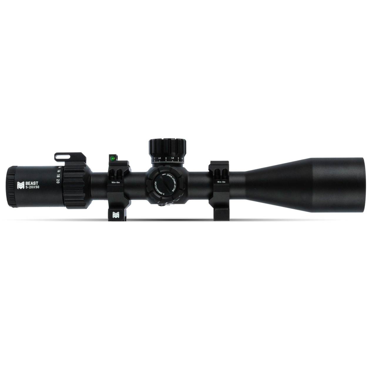 Beast 5-20x50 FFP Scope with Zero Stop