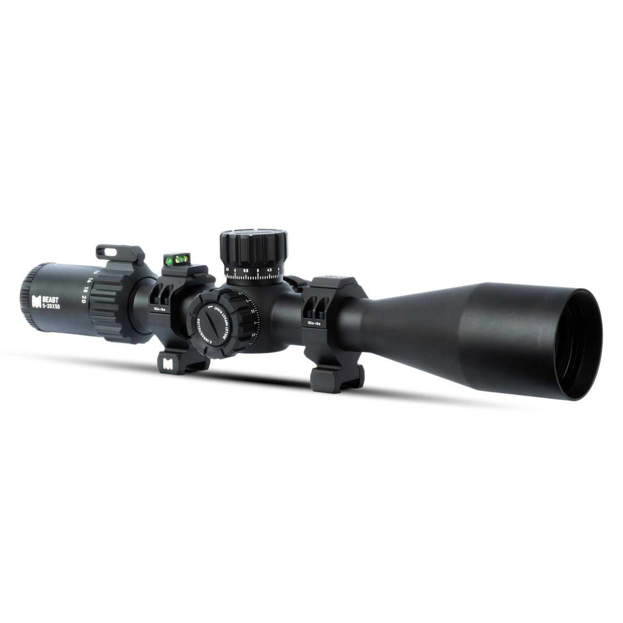 Beast 5-25x50 FFP Scope with Zero Stop