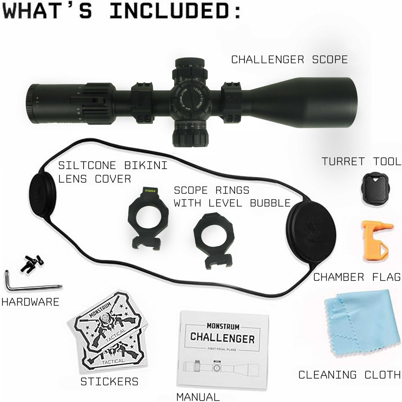 Beast 3-18x50 FFP Scope with Zero Stop