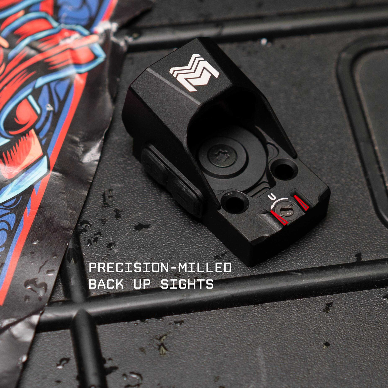 Monstrum Rmsc Monstrum Nitro+ Pistol Red Dot w/ 3 MOA Dot | RMSc with Rear Backup ...