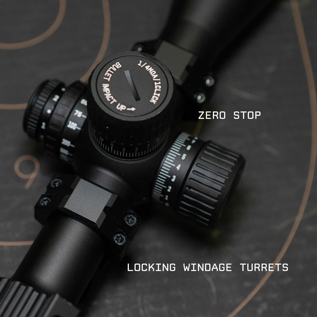 shimacco ページ Challenger 3-15x50 FFP Scope with Zero Stop - CM4 - MOA Reticle