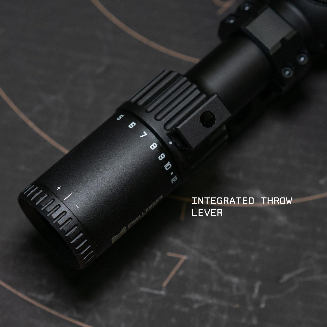 Challenger 3-15x50 FFP Scope with Zero Stop - CM4 - MOA Reticle