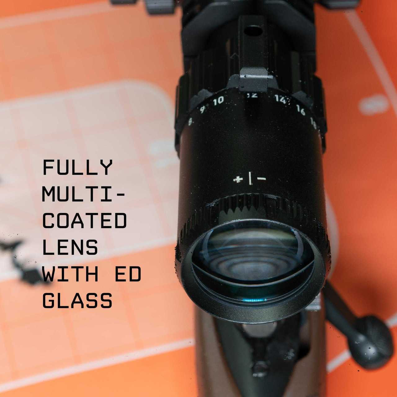 Beast 6-24x50 FFP Scope with Zero Stop & Cantilever Mount