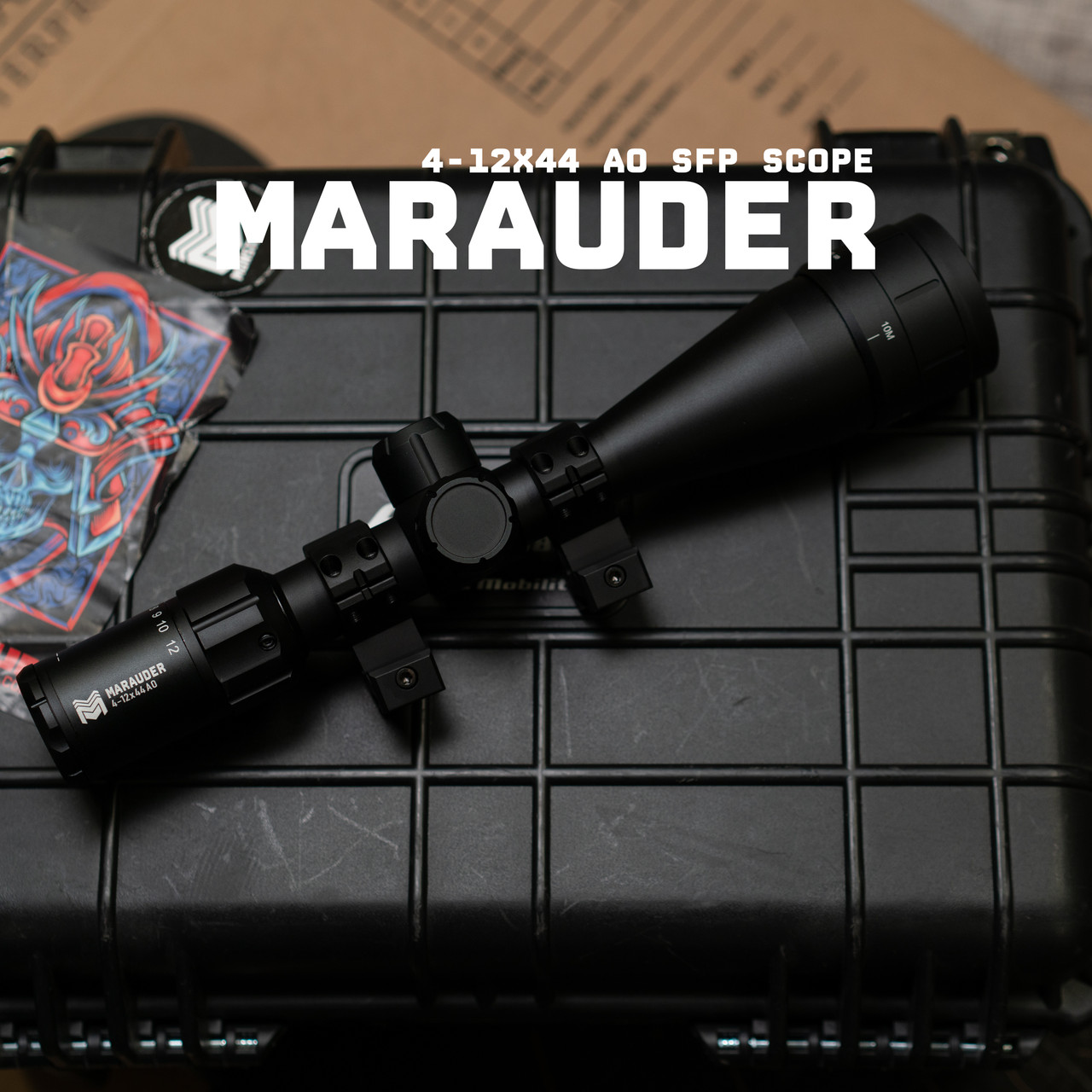 Marauder4-12x44 SFP MPVO AO Rifle Scope