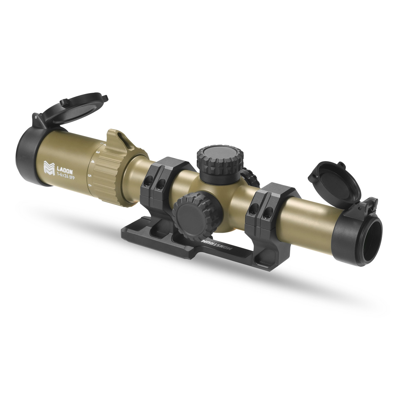 Ladon Series 1-6x24 SFP LPVO Scope | Flat Dark Earth