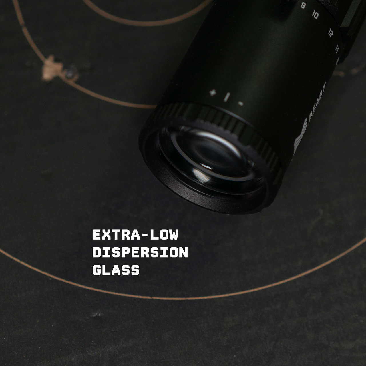 Beast 3-18x50 FFP Scope with Zero Stop | Cantilever Mount