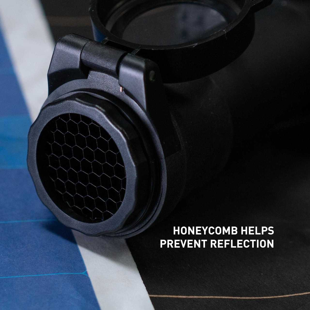Monstrum Pro Series Flip-Up Scope Lens Covers with Detachable