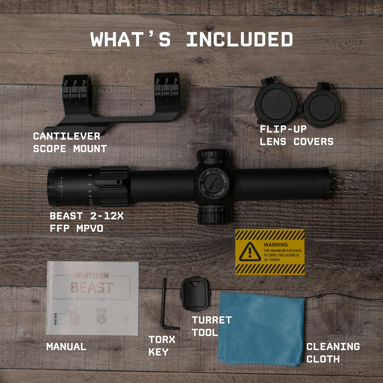 「断捨離価格」BEAST the Special Selection BEST Beast 2-12x30 FFP Scope