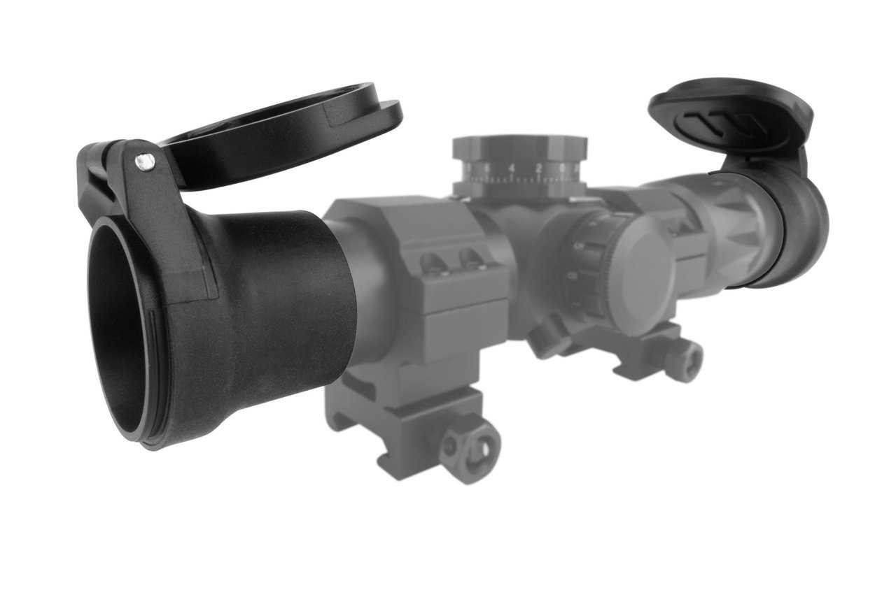 Monstrum Tactical Flip-Up Rifle Scope Lens Covers