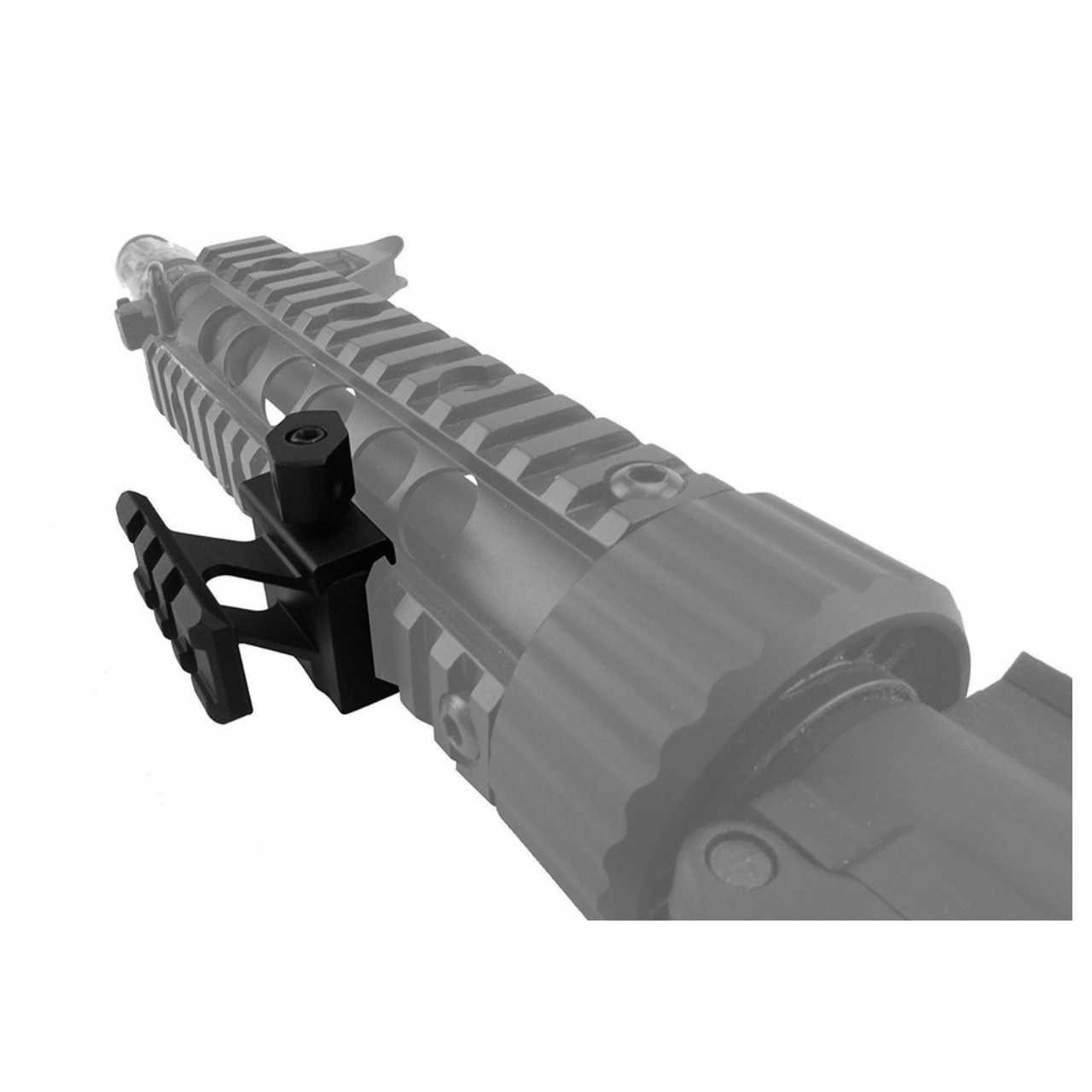 RAM Tactical | Picatinny Rail Riser 3 Slots Met Quick Release | Zwart