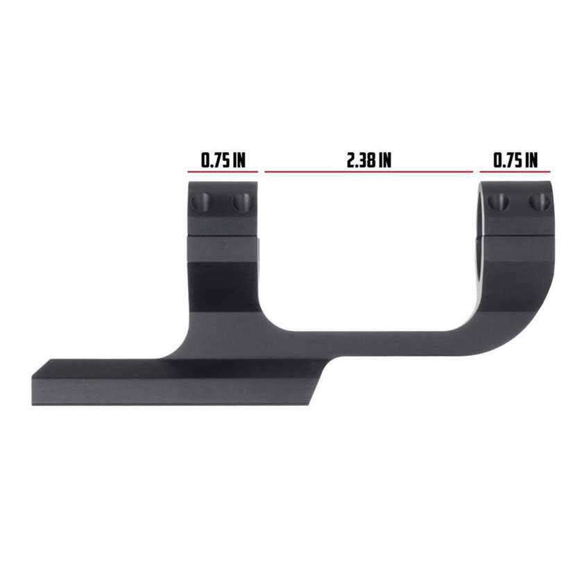 1in High Performance Offset Dual Ring Scope Mount Mount