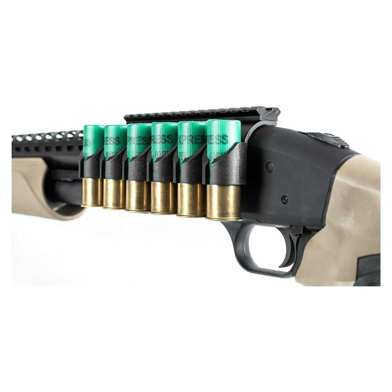 Mossberg 12-Gauge Shell Carrier with Picatinny Rail Mount - 500