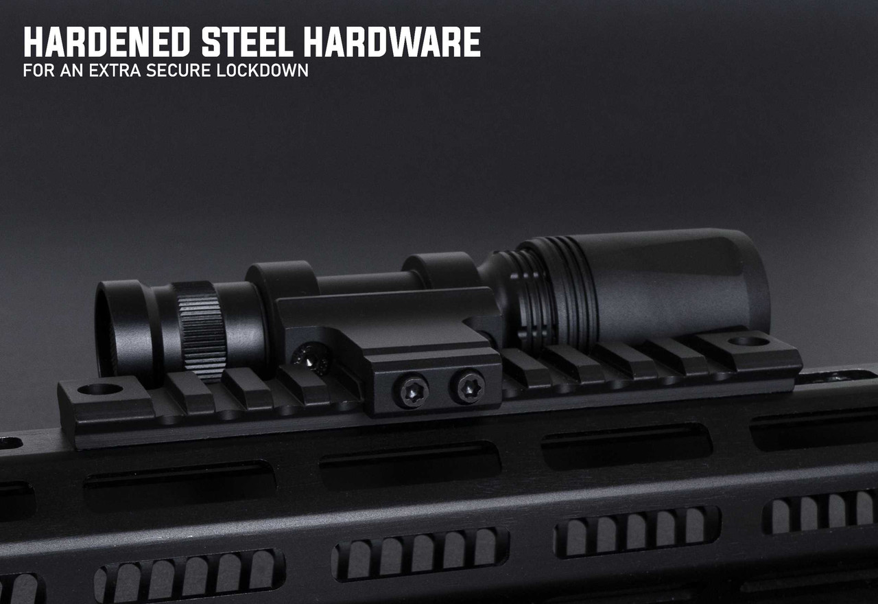 400 Lumens FP45 LED Flashlight with Picatinny Mount