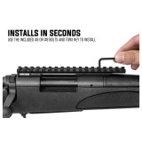 Remington 700 Long Action 17-Slot Picatinny Rail Mossberg Accessories Monstrum Remington 700 Long Action 17-Slot Picatinny Rail Mossberg Accessories Monstrum