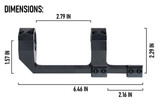 30mm Ultra Series Precision Offset Scope Mount