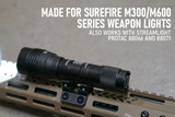 Monstrum M-LOK 45 Degree Offset Scout Light Mount | Compatible with Surefire M300/M600 Series