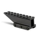 Monstrum Shrapnel Offset Picatinny Riser Mount with Recoil Stop Base | 8 Slot 3.5 inch | Low Profile