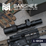 Banshee 1-6x24 LPVO Rifle Scope Optics Monstrum