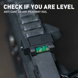 Low Profile Picatinny Anti-Cant Level Bubble Accessories Monstrum